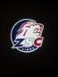Preview: Zsc Zürich Logo Led Leuchtschild Wandleuchte! (rund)