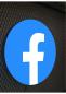Preview: Facebook Logo Led Leuchtschild Wandleuchte! (rund)