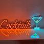 Preview: Cocktails Neon Led Werbeleuchte für ihr Restaurant, Bar oder Pub!