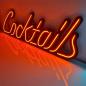 Preview: Cocktails Neon Led Werbeleuchte für ihr Restaurant, Bar oder Pub!
