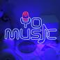 Preview: Neon Led Yo Music wall lamp for your home, office or shop!