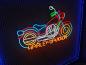 Preview: Neon Led Harley Davdison​ wall lamp for your home, office or shop!