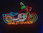 Preview: Neon Led Harley Davdison​ wall lamp for your home, office or shop!