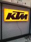 Preview: Ktm Logo Led Leuchtschild Wandleuchte! (rechteckig)
