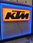 Preview: Ktm Logo Led Leuchtschild Wandleuchte! (rechteckig)