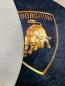 Preview: Lamborghini black Logo round carpet!