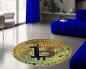 Preview: Bitcoin gold Logo round carpet!