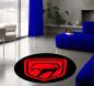 Preview: Shelby cobra red Logo round carpet!