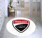 Preview: Ducati Corse Logo round carpet!