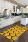 Preview: Orange motif rectangular kitchen Carpet!