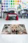 Preview: Angry Leopard rectangular Carpet! - Kopie