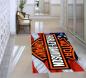 Preview: Harley Davidson Logo rechteckiger Teppich!