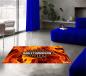 Preview: Harley Davidson Logo rechteckiger Teppich!