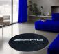 Preview: Mercedes AMG Logo black, round carpet!