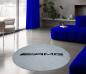 Preview: Mercedes AMG Logo white, round carpet!