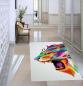 Preview: Colorful Lion rectangular carpet!