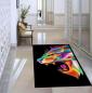 Preview: Colorful Lion rectangular carpet!