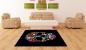 Preview: Colorful Skulls rectangular carpet!