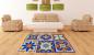 Preview: Portuguese azulejos ethnic pattern rectangular Carpet!