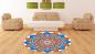 Preview: Mandala Logo round carpet!