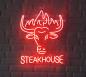 Preview: Steakhouse Neon Led Werbeleuchte für ihr Restaurant, Fastfoodladen!