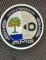 Preview: Mercedes Amg Logo Led Leuchtschild rund