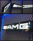 Preview: Mercedes Amg Logo Led Wandleuchte rechteckig Mercedes Amg Logo Led Wandleuchte rechteckig schmal
