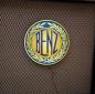 Preview: Mercedes Vintage Logo Led Leuchtreklame rund
