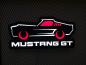 Preview: Mustang GT Fastback 1967 Led Leuchtschild im Autoform