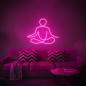 Preview: Neon Led Yoga meditation​ wall lamp for your home, office or shop!