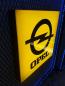 Preview: Opel Logo Led Leuchtreklame quadrat
