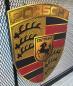 Preview: Porsche alternativ Logo Led Wandleuchte im Schildform