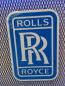 Preview: Rolls Royce blaues Logo Led Wandleuchte rechteckig hochkant