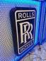 Preview: Rolls Royce schwarzes Logo Led Leuchtschild rechteckig hochkant