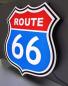 Preview: Route66 Logo Led Leuchtschild
