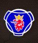 Preview: Scania Logo Led Leuchtwerbung rund