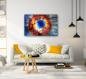 Preview: Universum Milchstrasse Art Design rechteckiges spezial Glasbild!