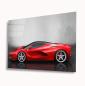 Preview: Ferrari Art Design rectangular special Glass Picture!