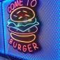 Preview: Come to Burger Neon Led Werbeleuchte für ihr Restaurant, Fastfoodladen!