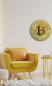 Preview: Bitcoin Art Design round special Glass Picture!