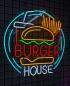 Preview: Burger House Neon Led Advertising light for your restaurant, fast food shop!