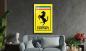 Preview: Ferrari Art Design rectangular special Glass Picture!