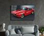 Preview: Ferrari Art Design rectangular special Glass Picture!