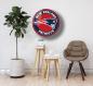 Preview: New England Patriots Art Design rundes spezial Glasbild!
