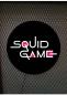 Preview: Squid Games Led light sign round black