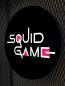 Preview: Squid Games Led light sign round black