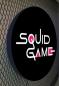 Preview: Squid Games Led light sign round black