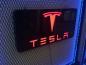 Preview: Tesla Logo Led Leuchttafel rechteckig