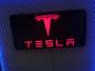 Preview: Tesla Logo Led Leuchttafel rechteckig