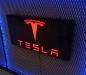 Preview: Tesla Logo Led Leuchttafel rechteckig